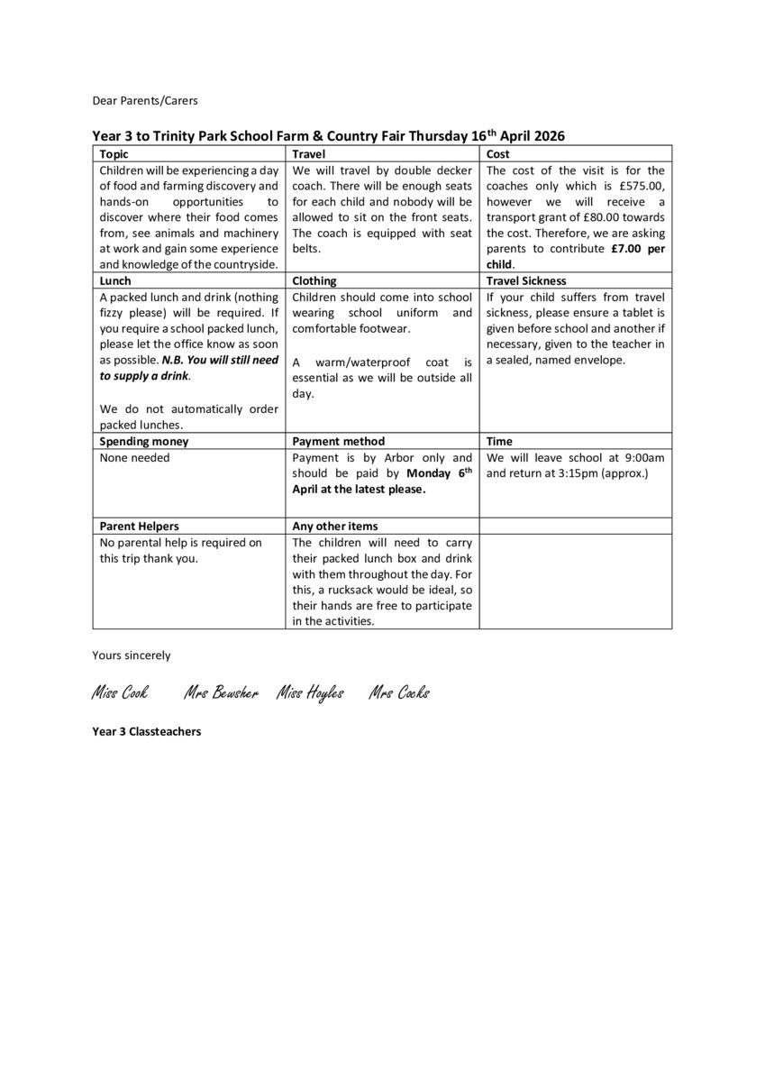 thumbnail of Dear Parents Y3 visit April 2026