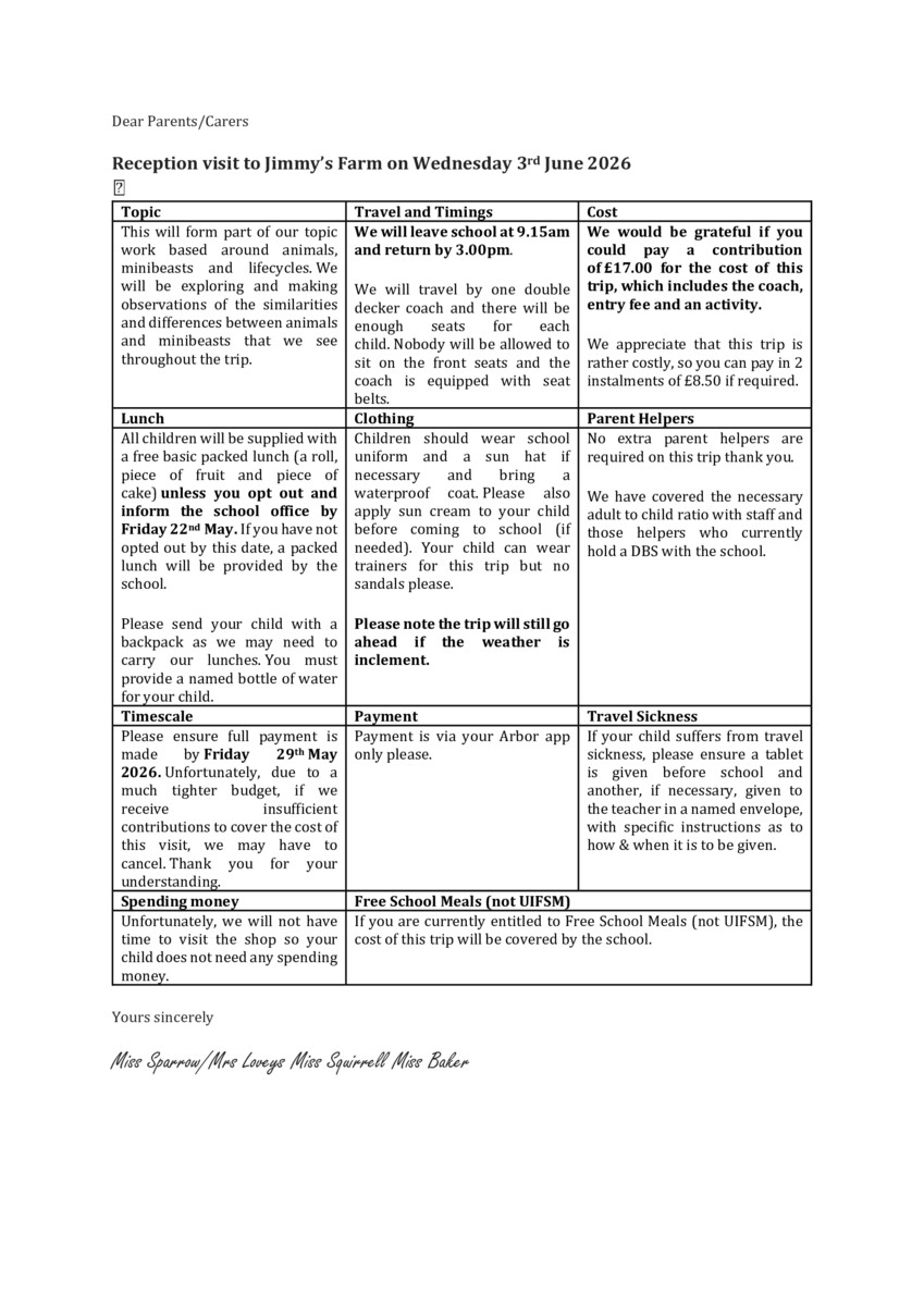 thumbnail of Reception Jimmys Farm 2026 letter
