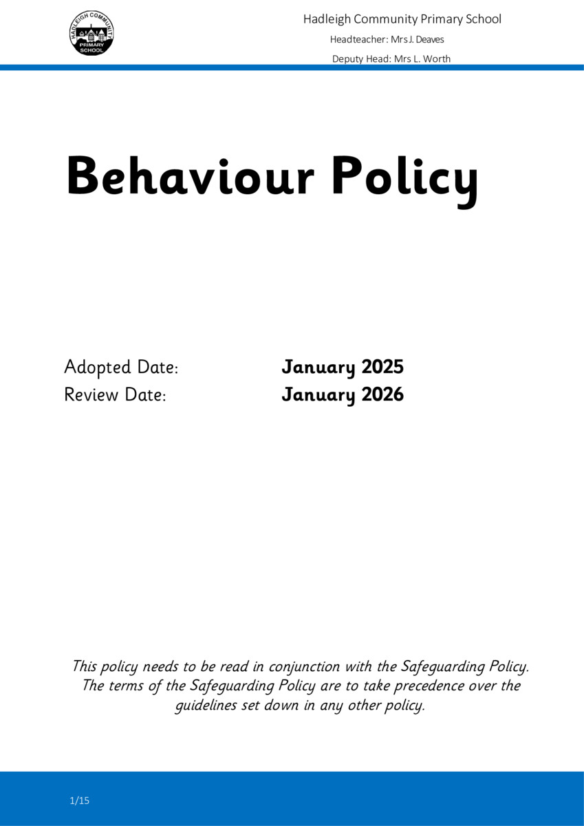 thumbnail of Behaviour-Policy 2025